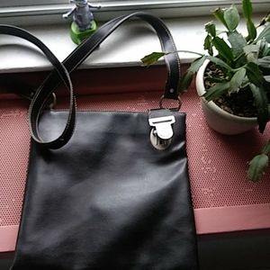 New Black cross body purse